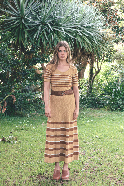 Golden brown the label joni dress | camillevieraservices.com