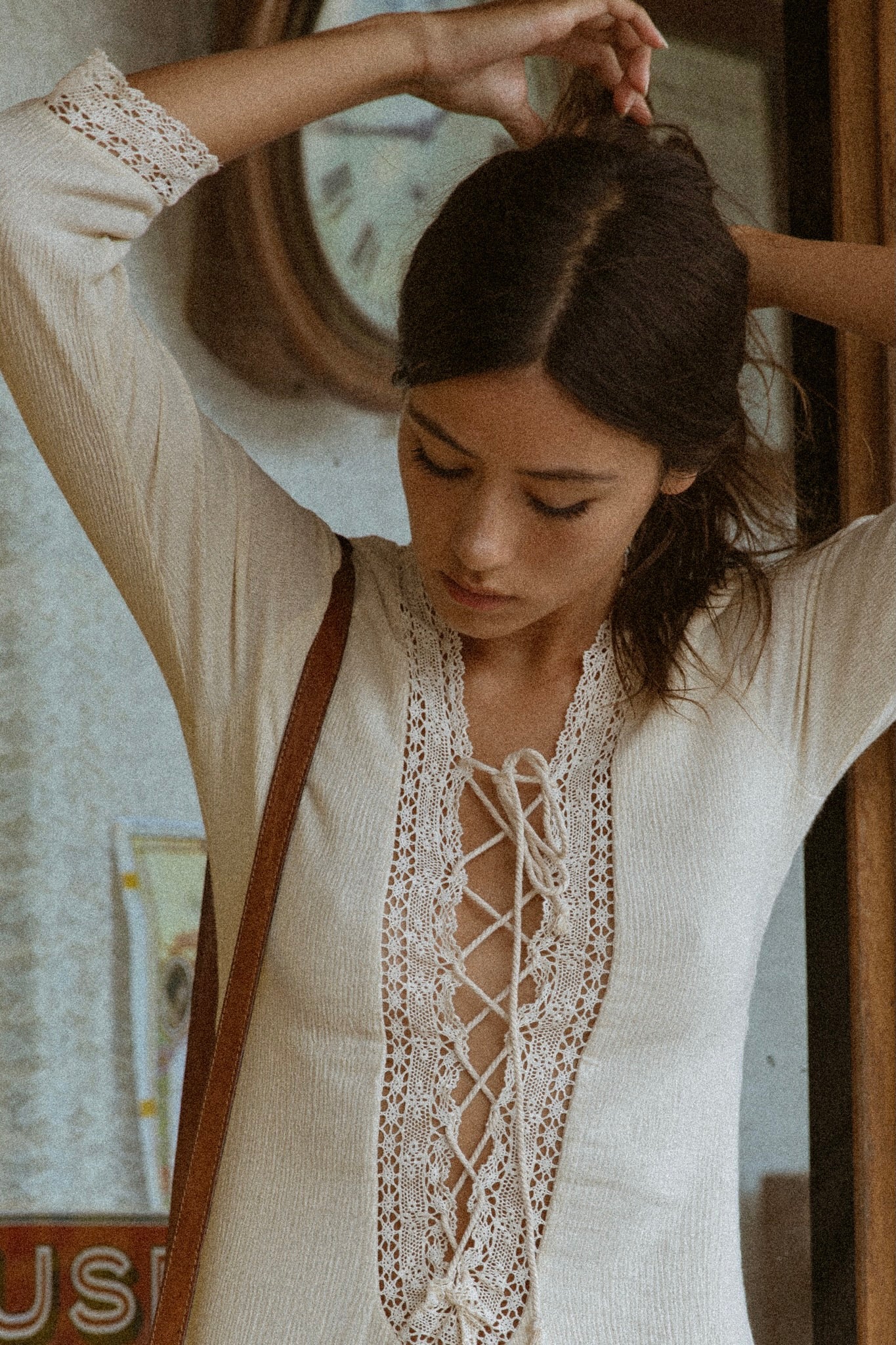 Redwood Dress ~ Oat – Golden Brown The Label