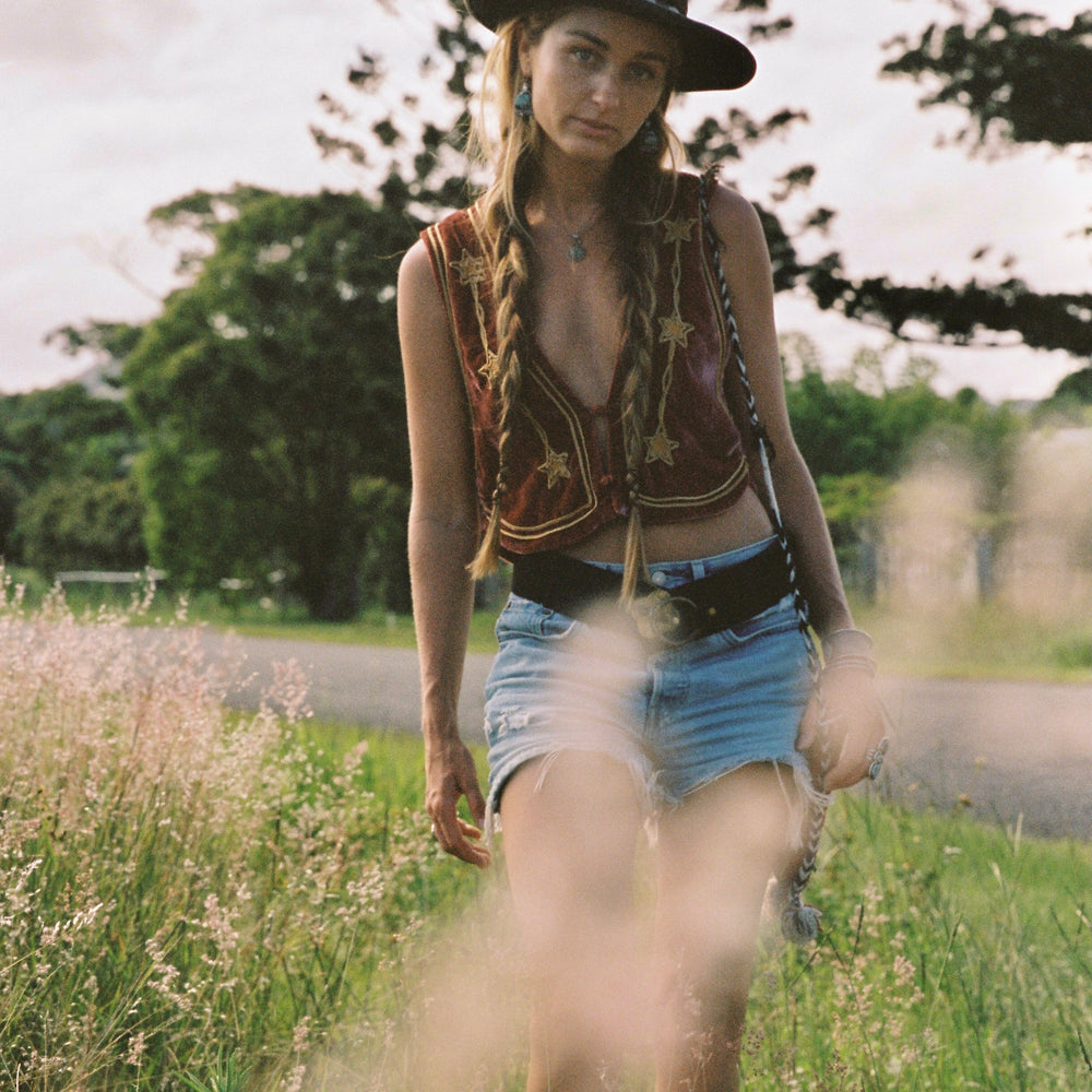 
                  
                    Lone Star Velvet Vest
                  
                