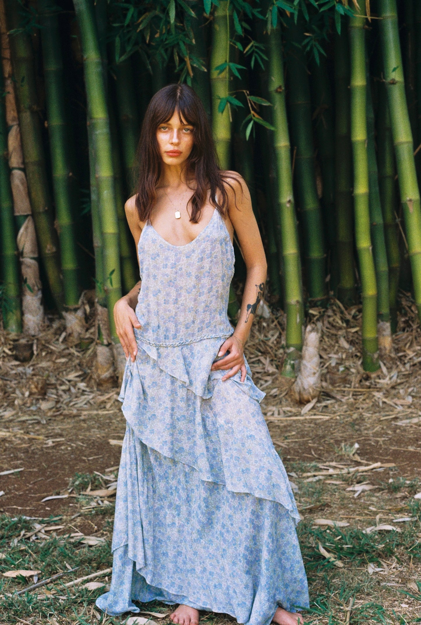 Bohemian Rhapsody Dress ~ Lilac Floral