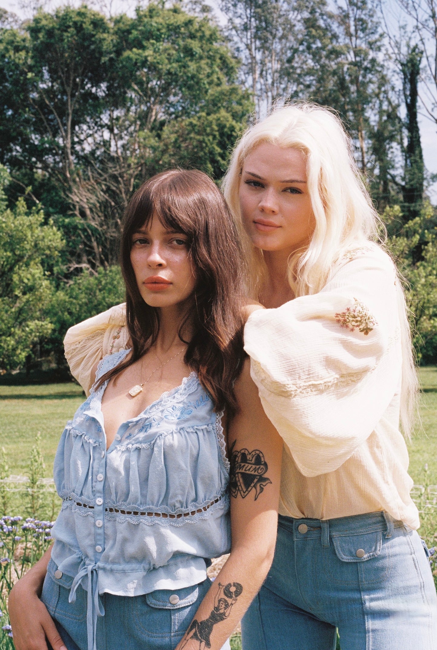 Sweet Nothing Silk Camisole ~ Dusty Blue