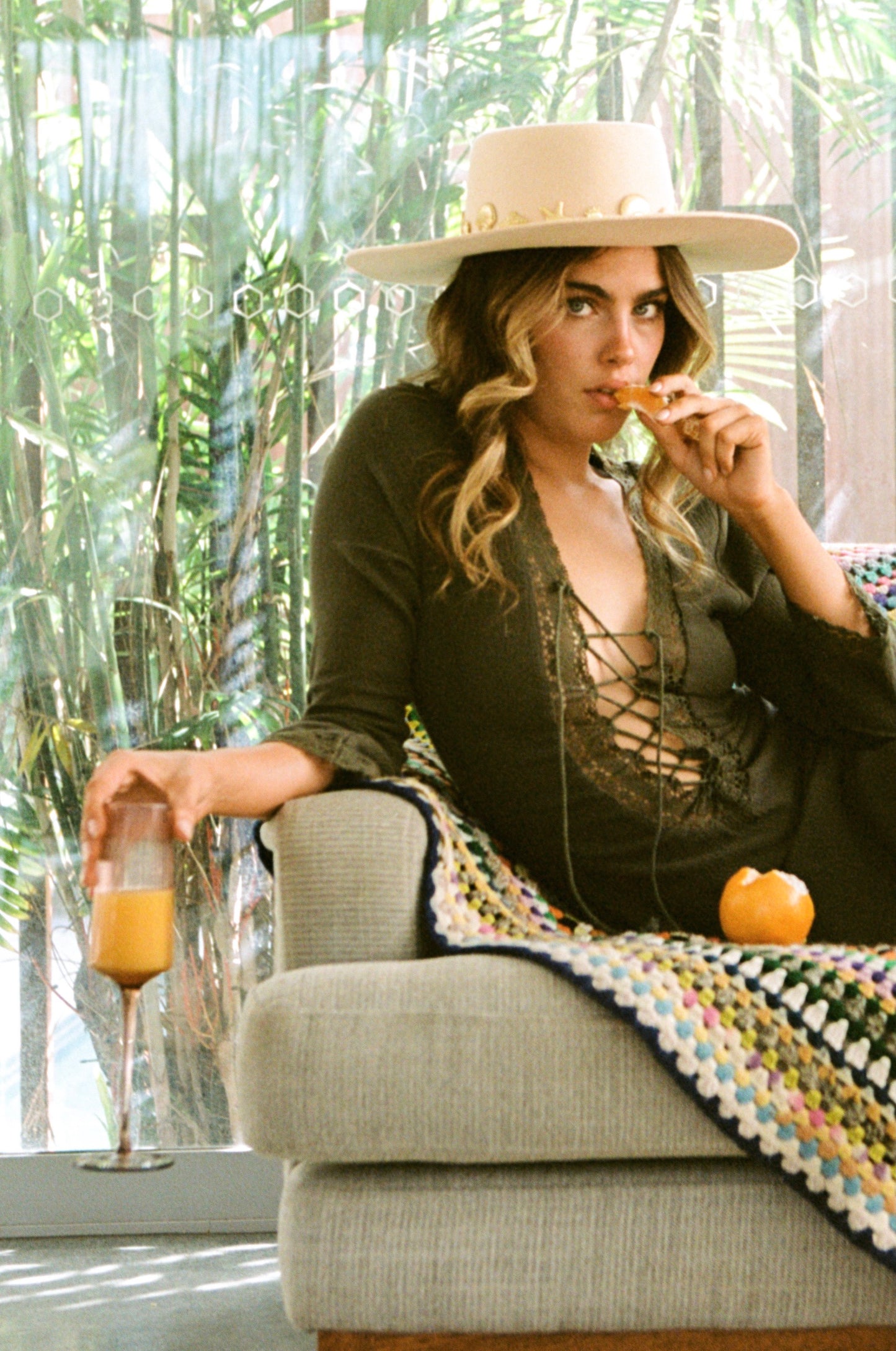 Redwood Dress ~ Charcoal Golden Brown The Label Redwood Dress ~ Charcoal Golden Brown The Label