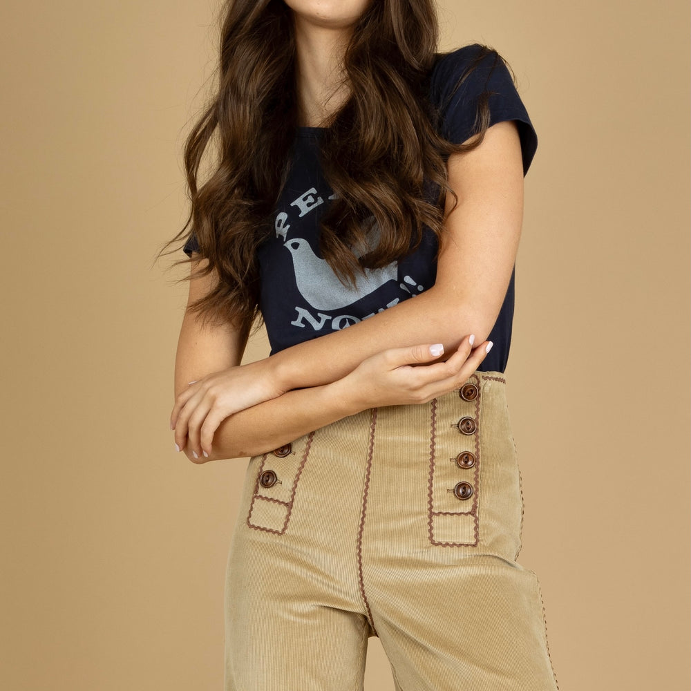 
                  
                    Peace Now Tee (organic cotton) ~ Navy
                  
                