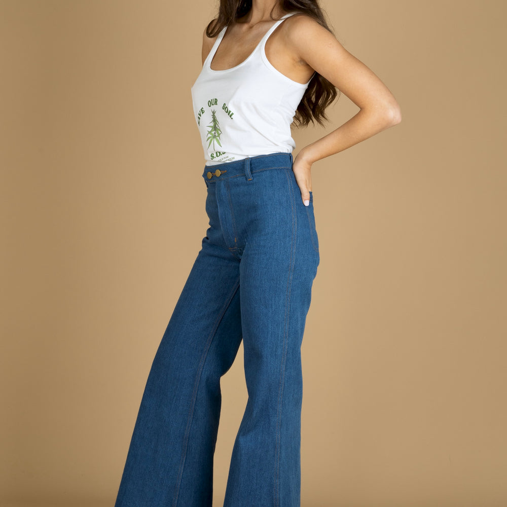 
                  
                    Rama Organic Hemp Singlet - S.O.S
                  
                