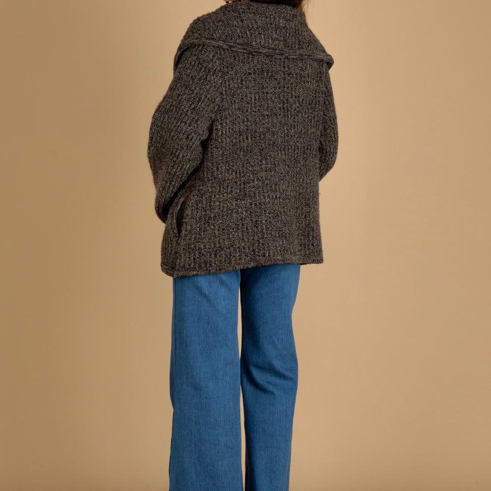 
                  
                    The Village Cardigan ~ Dark marle
                  
                