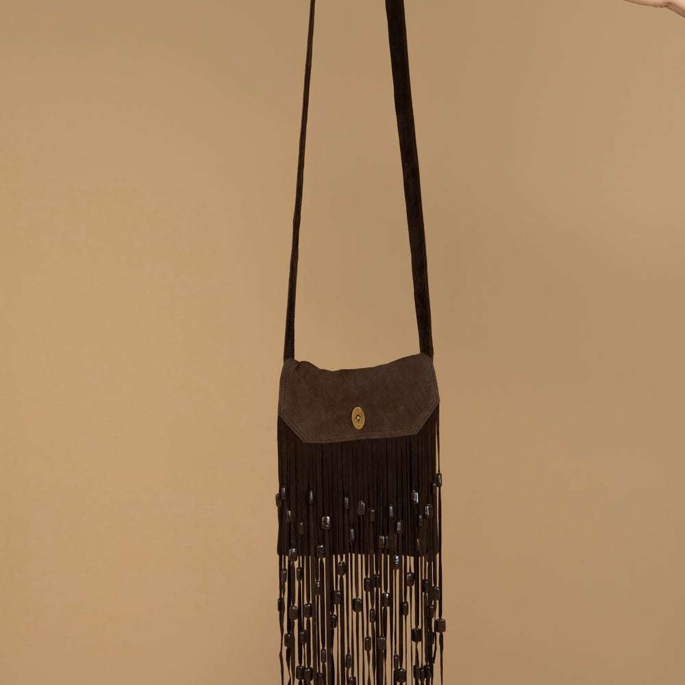 
                  
                    The Changeling Suede Bag ~ Chocolate
                  
                
