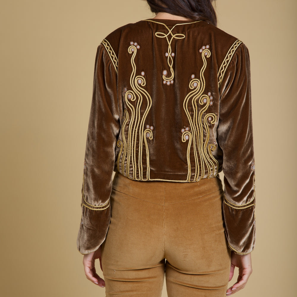 
                      
                        Fireflies velvet Jacket ~ Chestnut
                      
                    