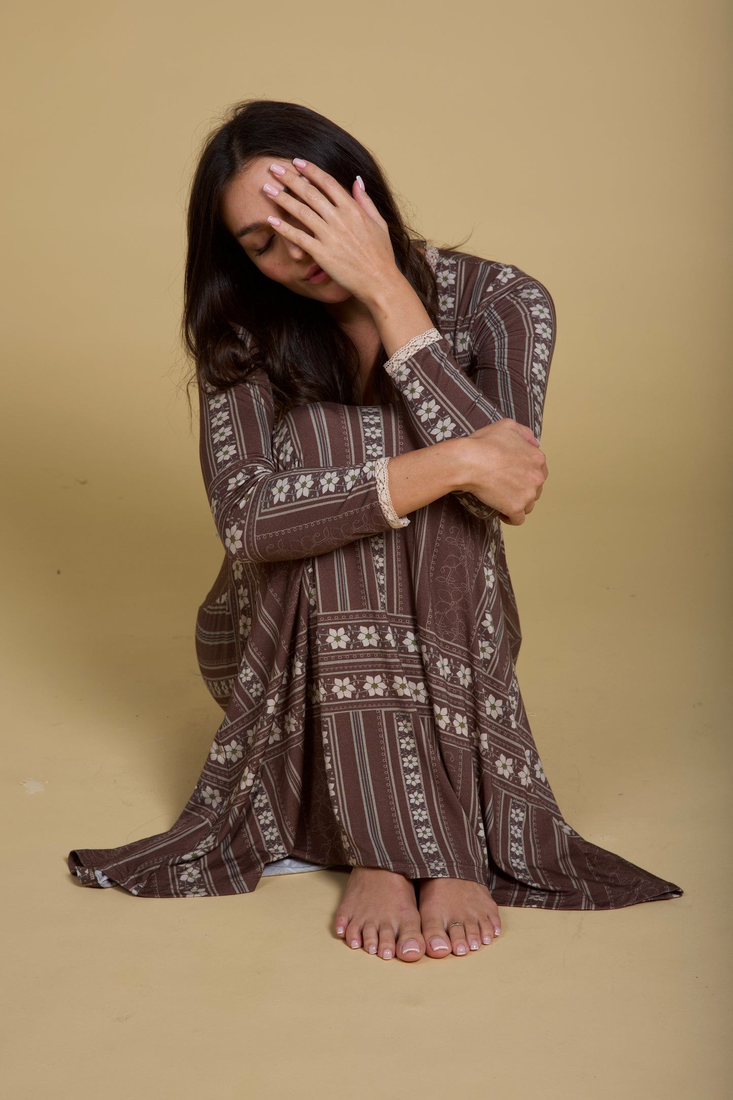 Goin' to California Dress ~ Nouveau Golden Brown The Label Goin' to California Dress ~ Nouveau Golden Brown The Label