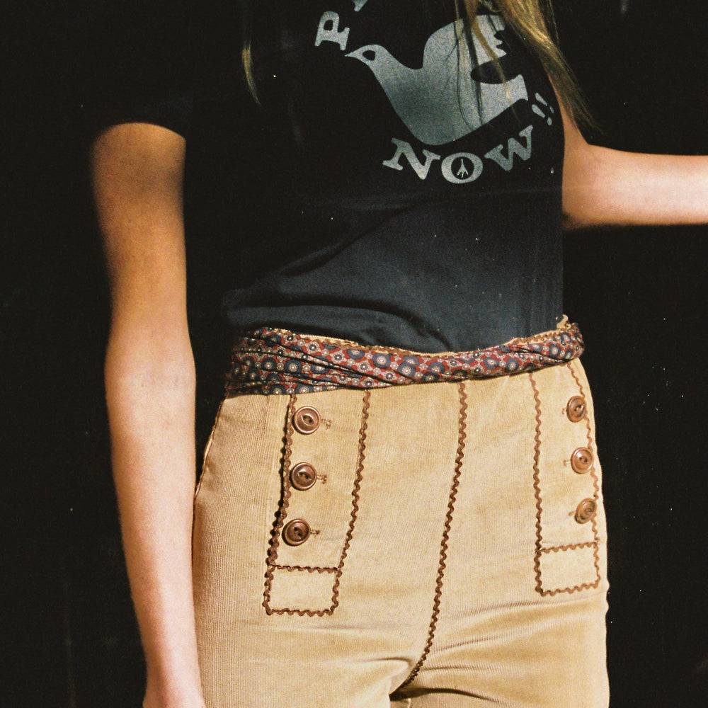 Peace Now Tee (organic cotton) ~ Navy