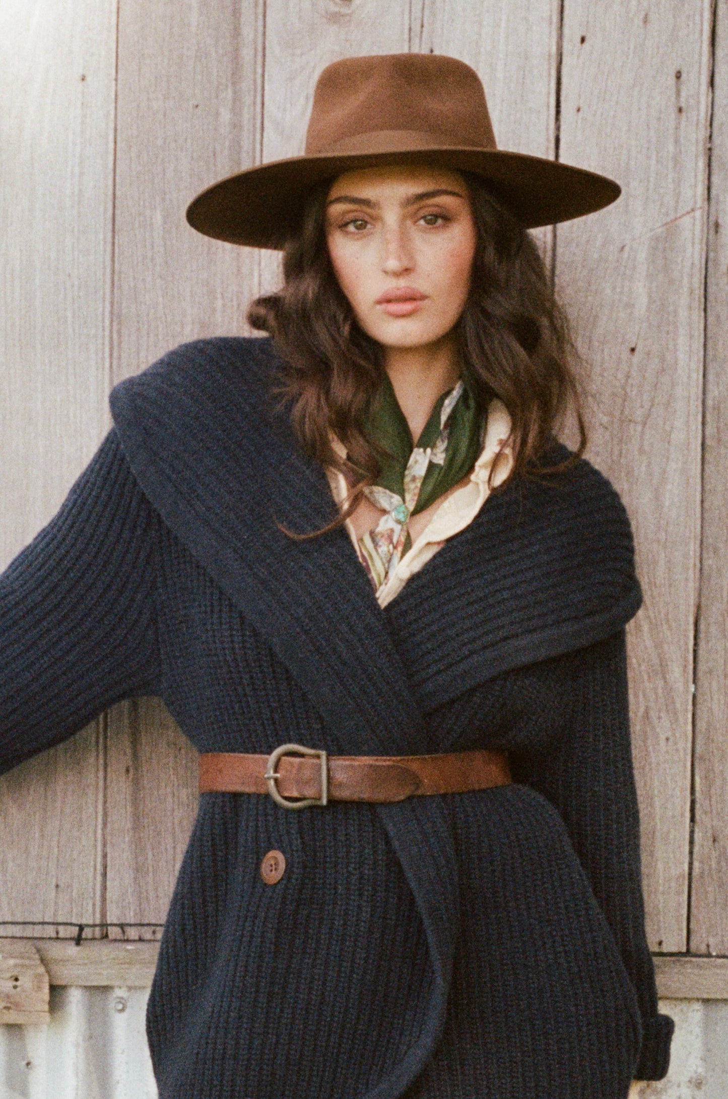 The Village Cardigan ~ Storm Blue
