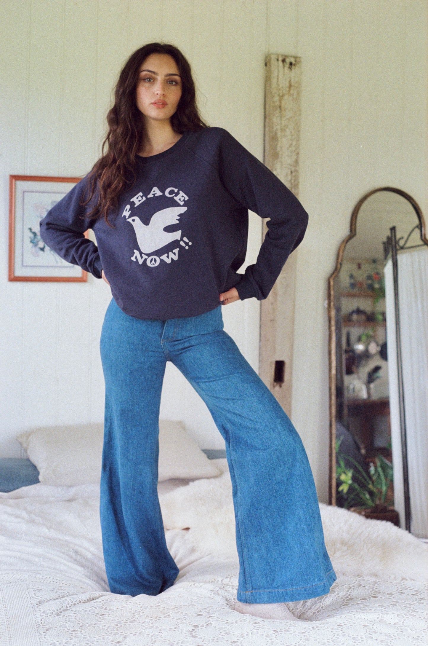 1979 Unisex Sweatshirt ~ Peace Now