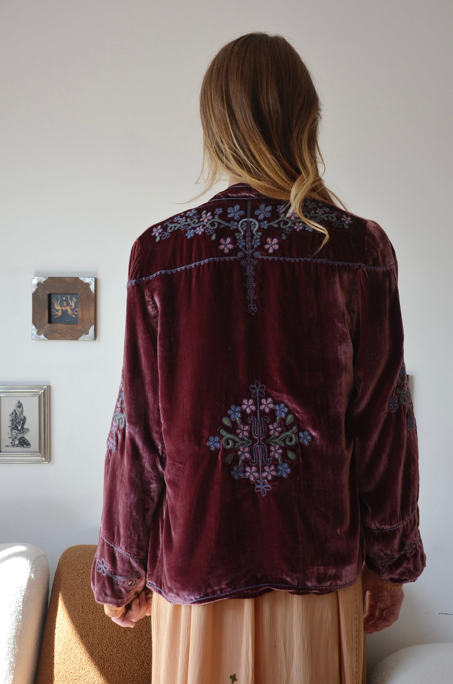 Eden Velvet Jacket ~ Plum