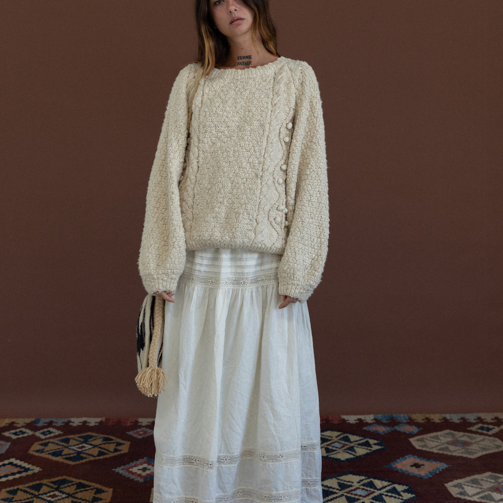 
                  
                    Pearl Sweater ~ Creme
                  
                