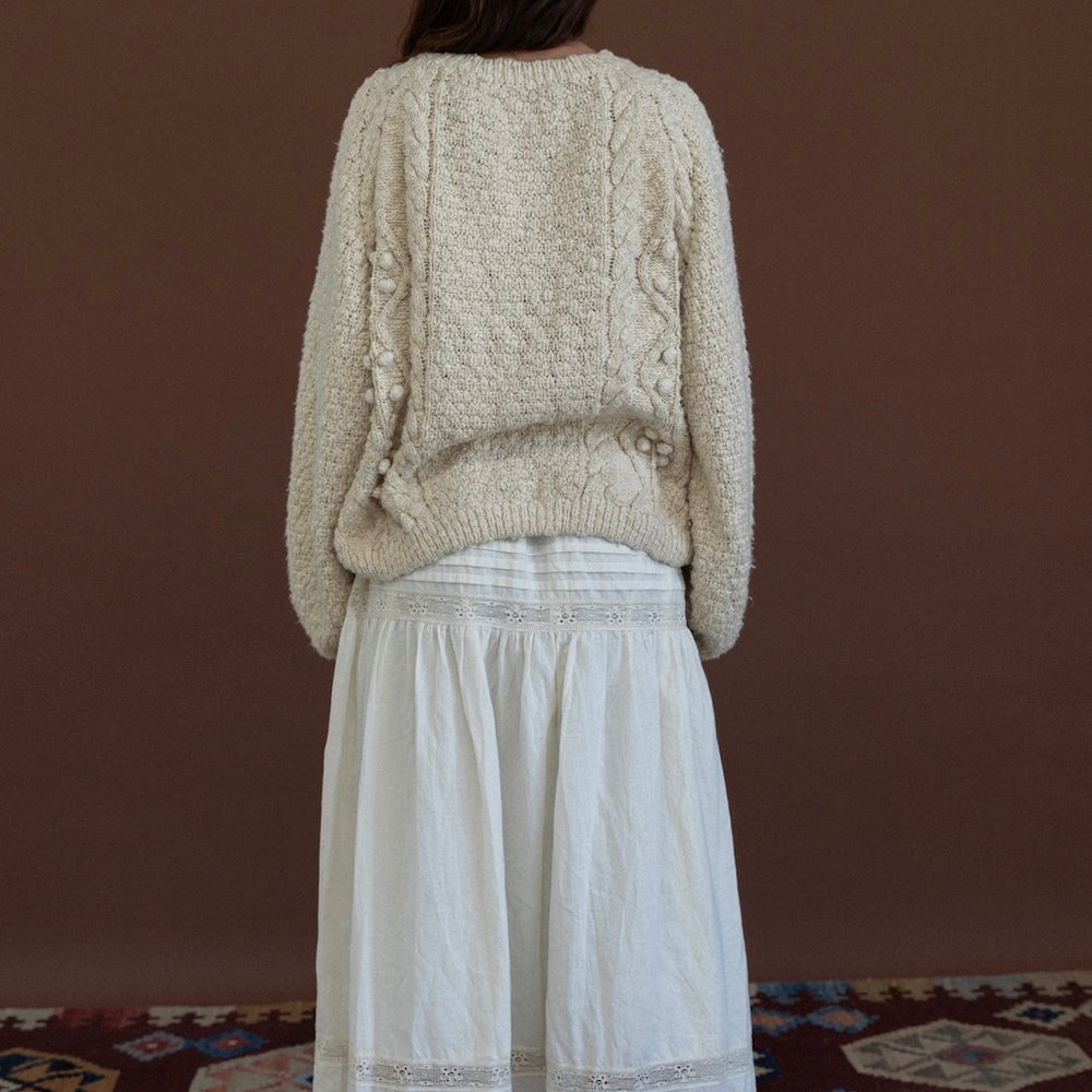 
                  
                    Pearl Sweater ~ Creme
                  
                