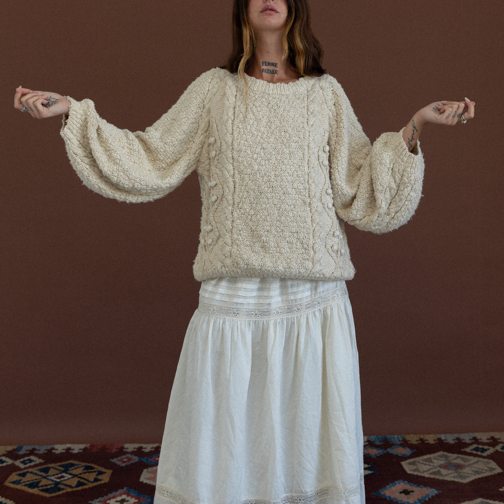 
                  
                    Pearl Sweater ~ Creme
                  
                