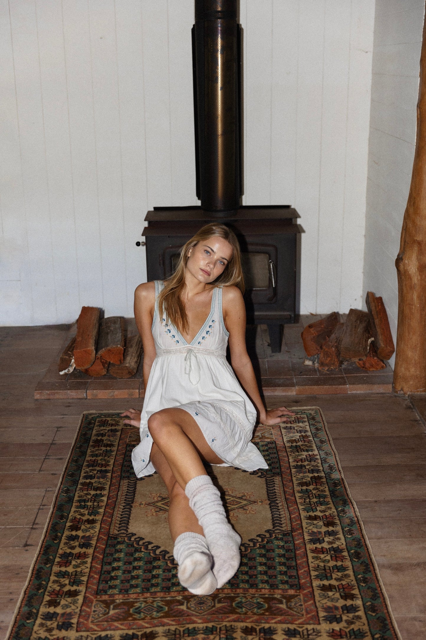 Layla Mini Dress Golden Brown The Label Layla Mini Dress Golden Brown The Label