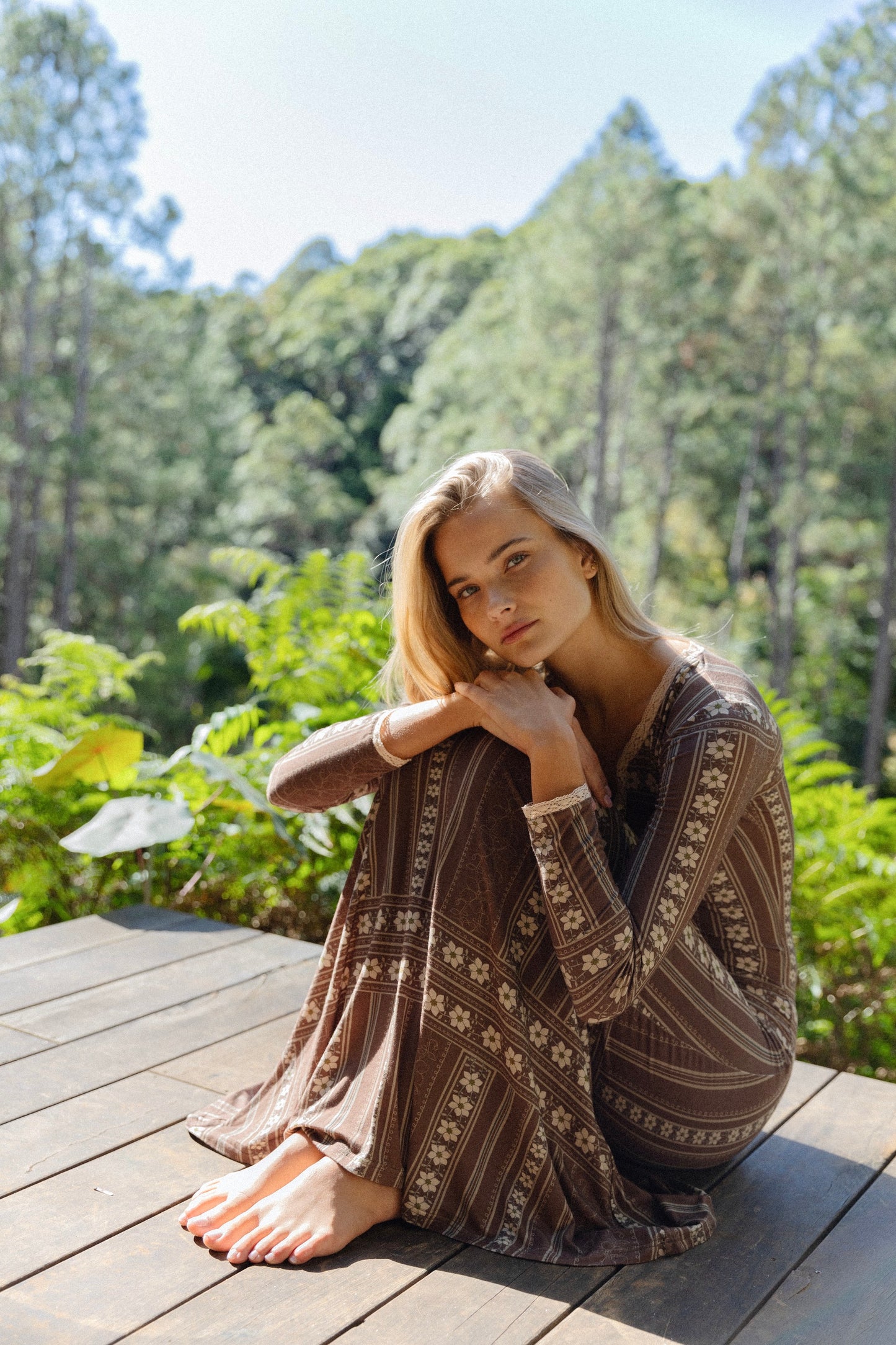 golden brown the label dress Redwood Dress ~ Oat Golden Brown The Label