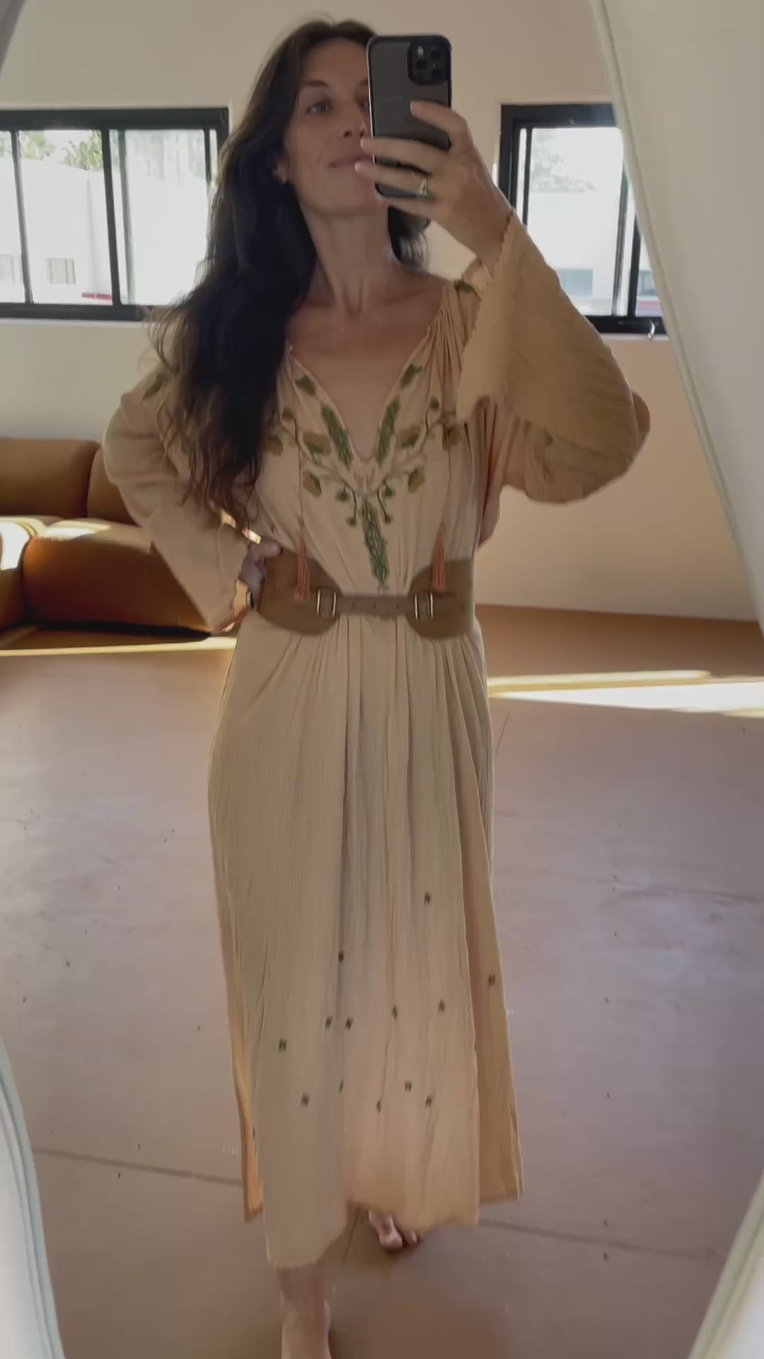 Laurel Canyon Kaftan ~ Amber