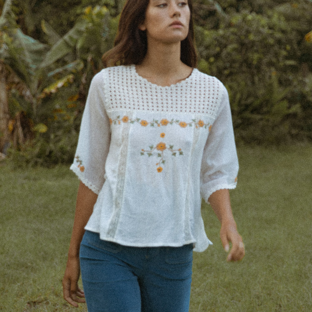 Hinterland Blouse ~ Black Eyed Susan