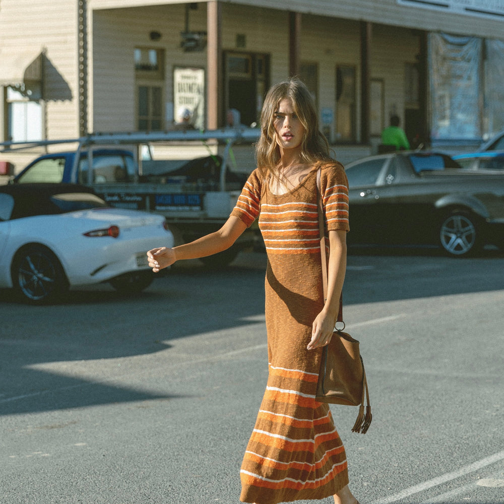 
                  
                    Joni Dress ~ Retro Stripe
                  
                