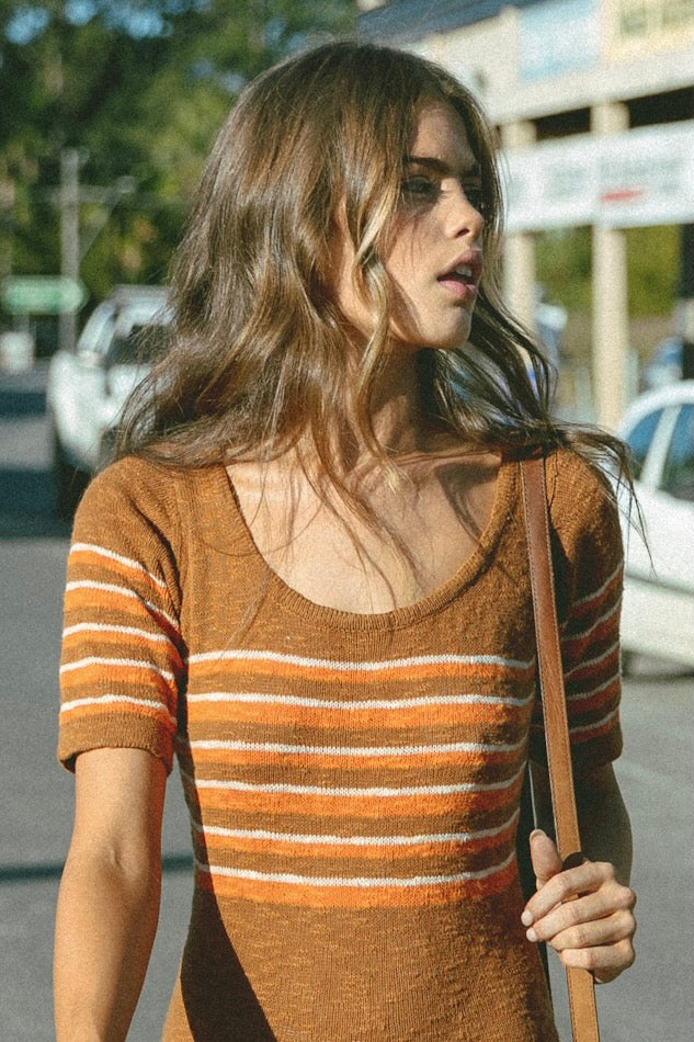 
                  
                    Joni Dress ~ Retro Stripe
                  
                